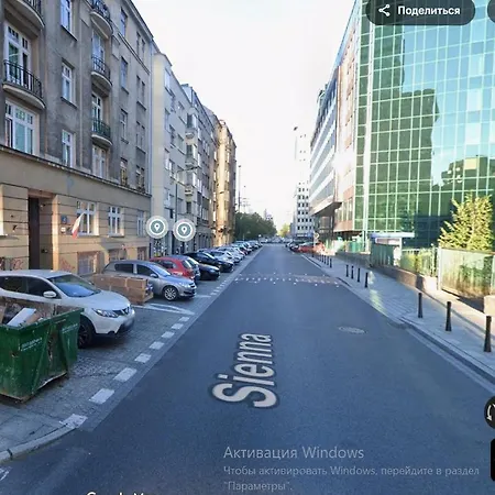 Mieszkanie W Centrum Warszawy Ulica Sienna Apartmán *